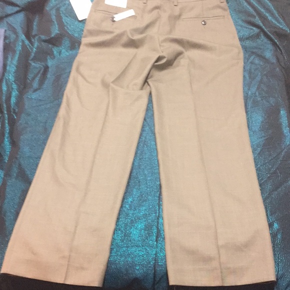 Calvin Klein Flat Front Pant 30/32 Men’s Dark Tan - Picture 5 of 6